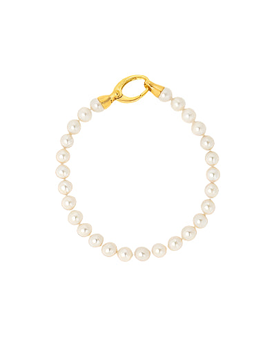 Majorica - Gyllt Lyra Armband