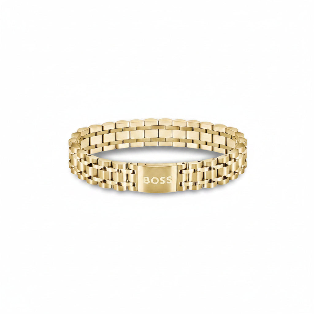 BOSS - Gyllt stál armband OWAN