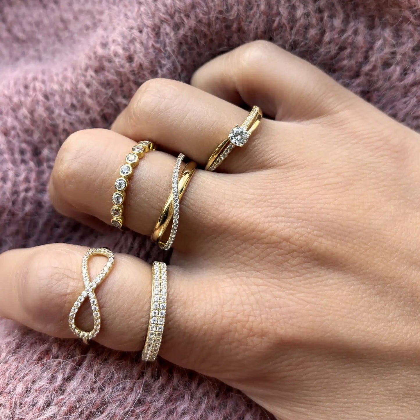 Scrouples - 8kt Gullhringur