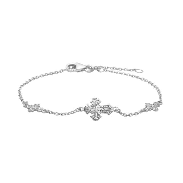 Noa - Barna armband silfur