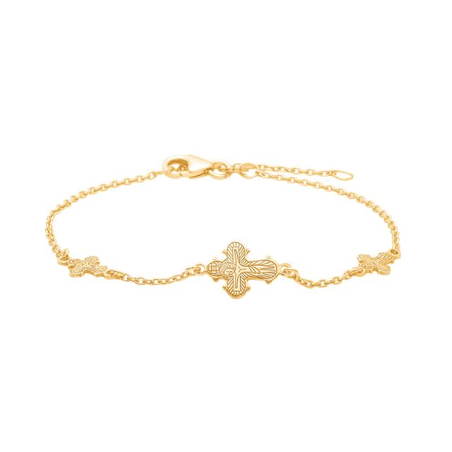 Noa - Barna armband gullhúðað silfur