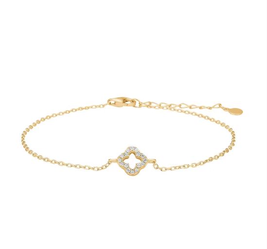 Noa- gullhúðað silfur armband