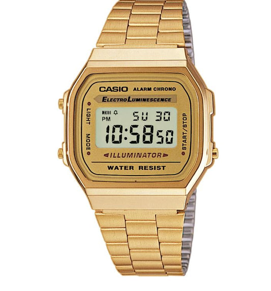 CASIO - Vintage Retro Mirror - Gyllt
