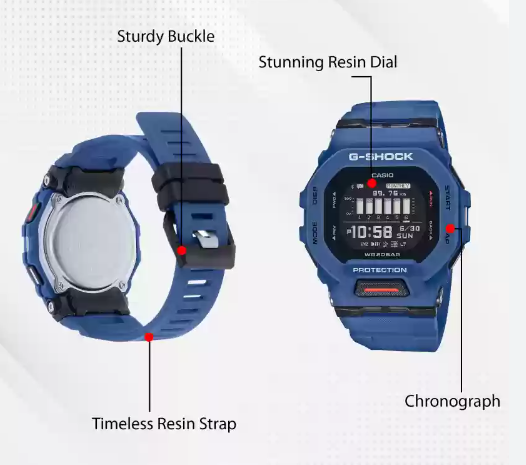 CASIO - G-Shock (G-Squad) - Blátt