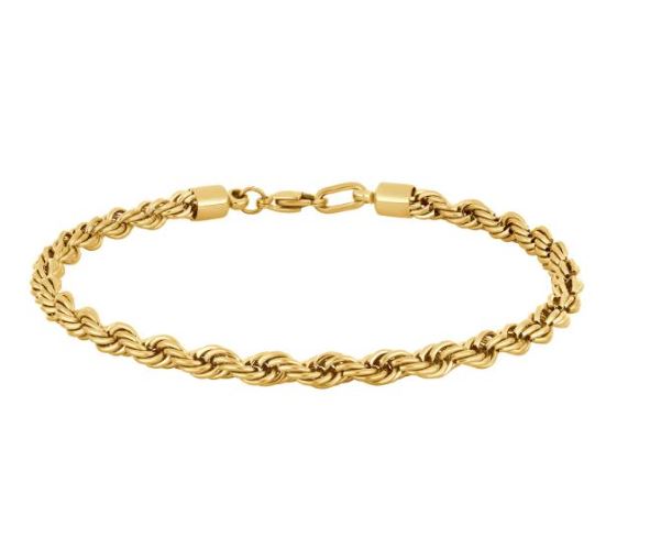 Son of Noa - gyllt stál snúru armband