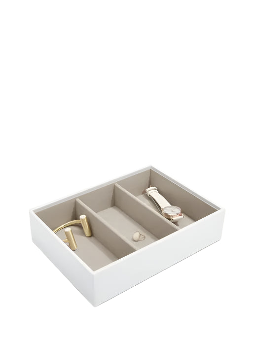 Stackers - Stórt Skartgripaskrín - Hvítt