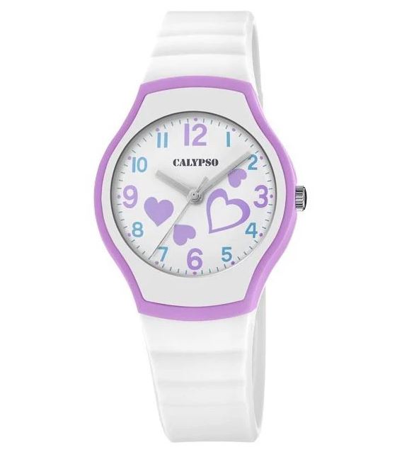 Calypso - Hvítt með hjörtum