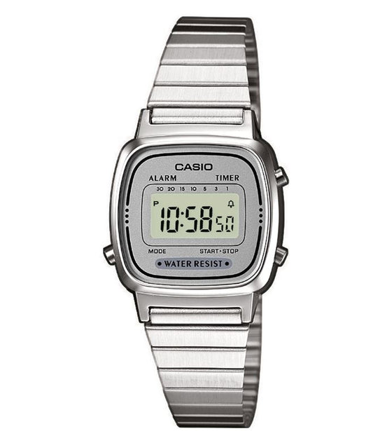 CASIO - Vintage Mini - Stál með stállitaðri skífu