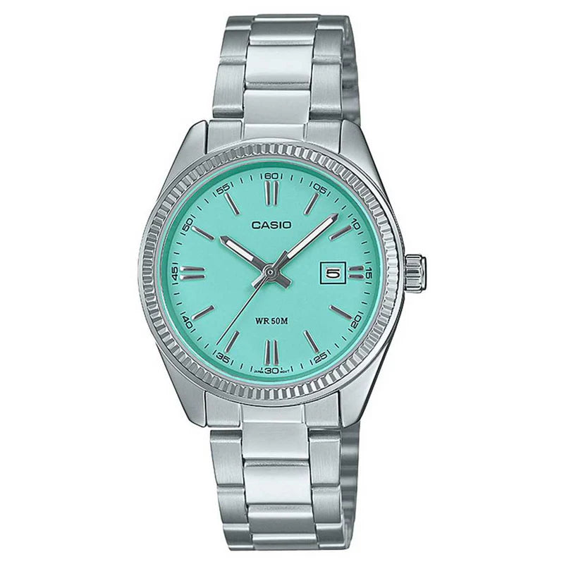 CASIO - Timeless Dömuúr - Túrkísblá skífa