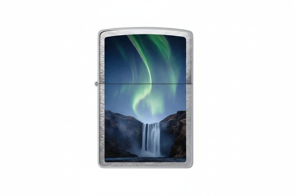 ZIPPO - Aurora & Waterfall