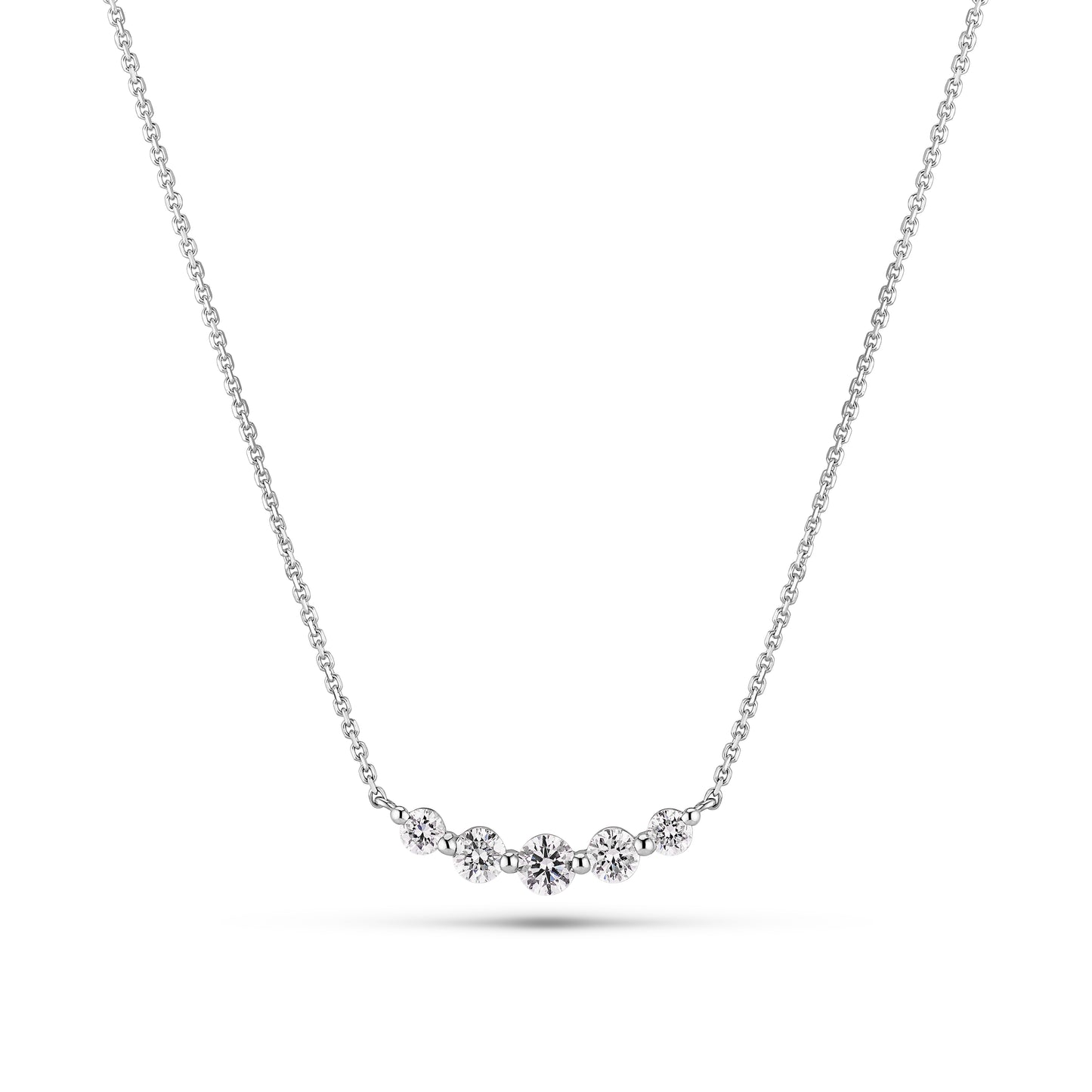 Sif Jakobs - Tiara Lab-grown diamond hvítagulls hálsmen