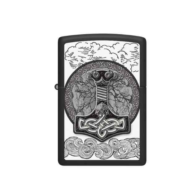 ZIPPO - Thor's Hammer Black Matte