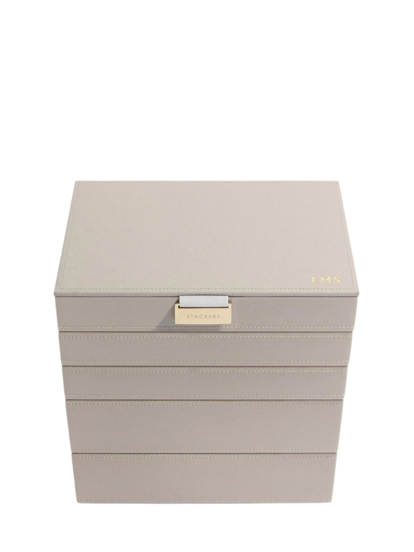 Stackers - Stórt Skartgripaskrín - Taupe