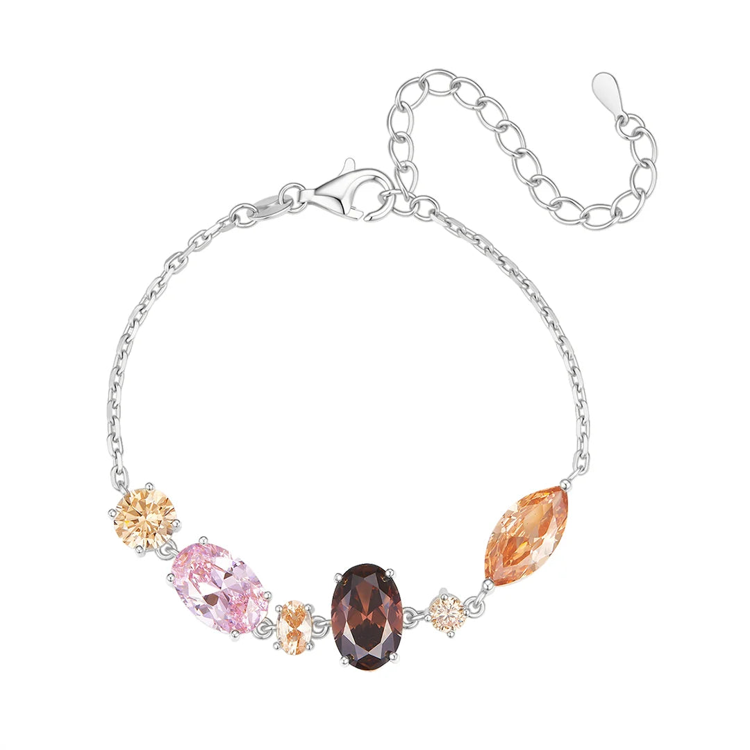 Vera design - Crystal drottning armband silfur