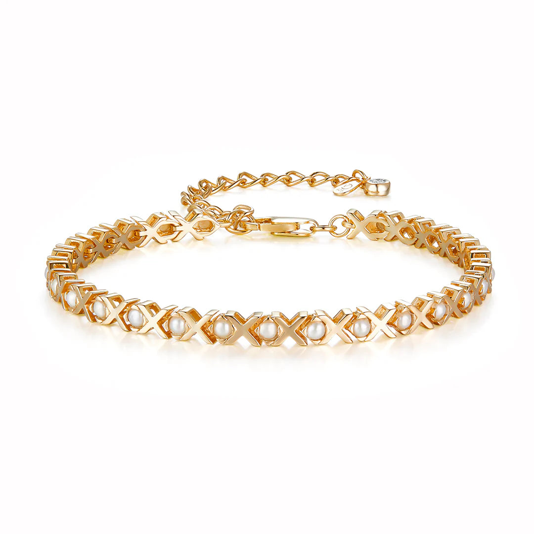 Vera Design - XO Pearl armband