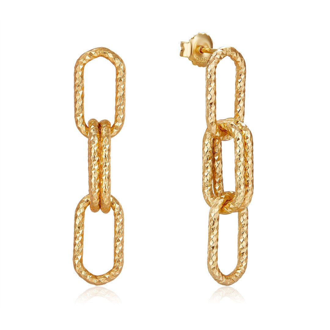 Vera Design - Nexus Crystal Lokkar - Gylltir