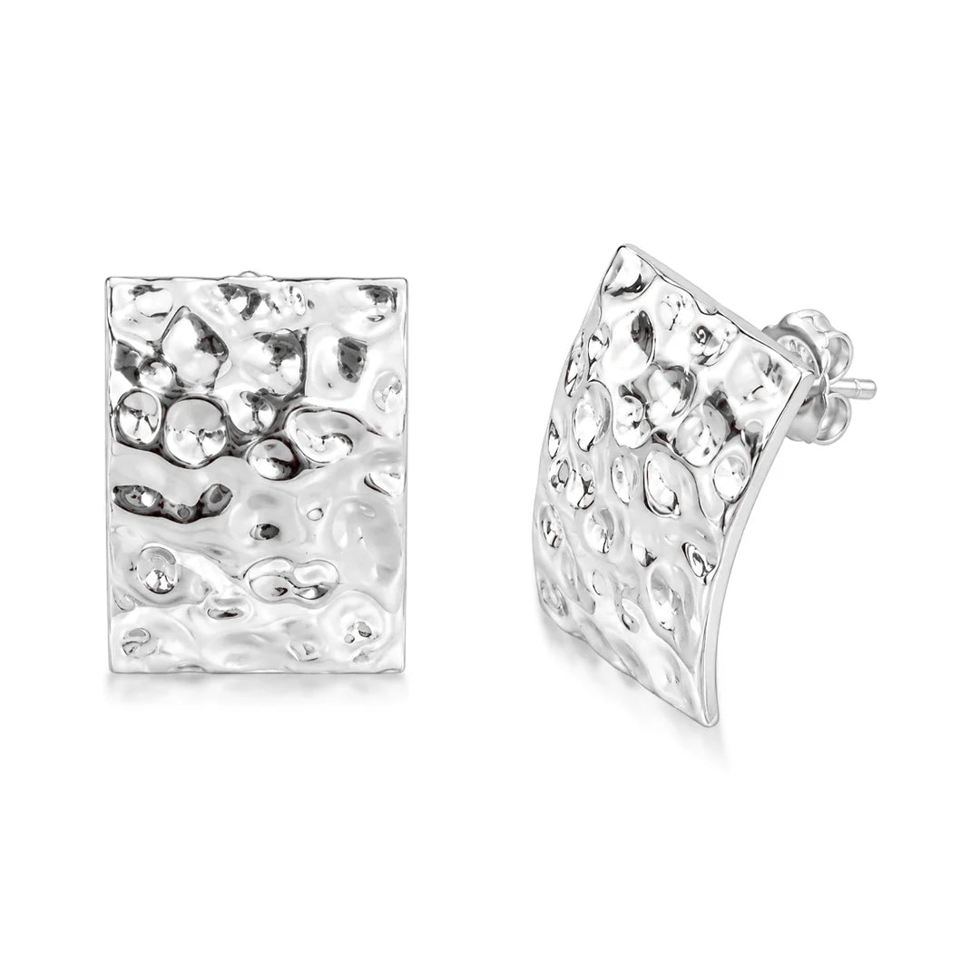 Vera Design - Sól Grande Stud Eyrnalokkar Silfur