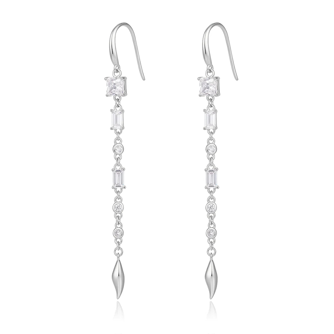 Vera Design - Cape crystal eyrnalokkar silfur