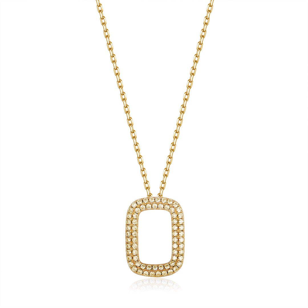 Vera Design - Mother Hálsmen - Gyllt m. kampavíns