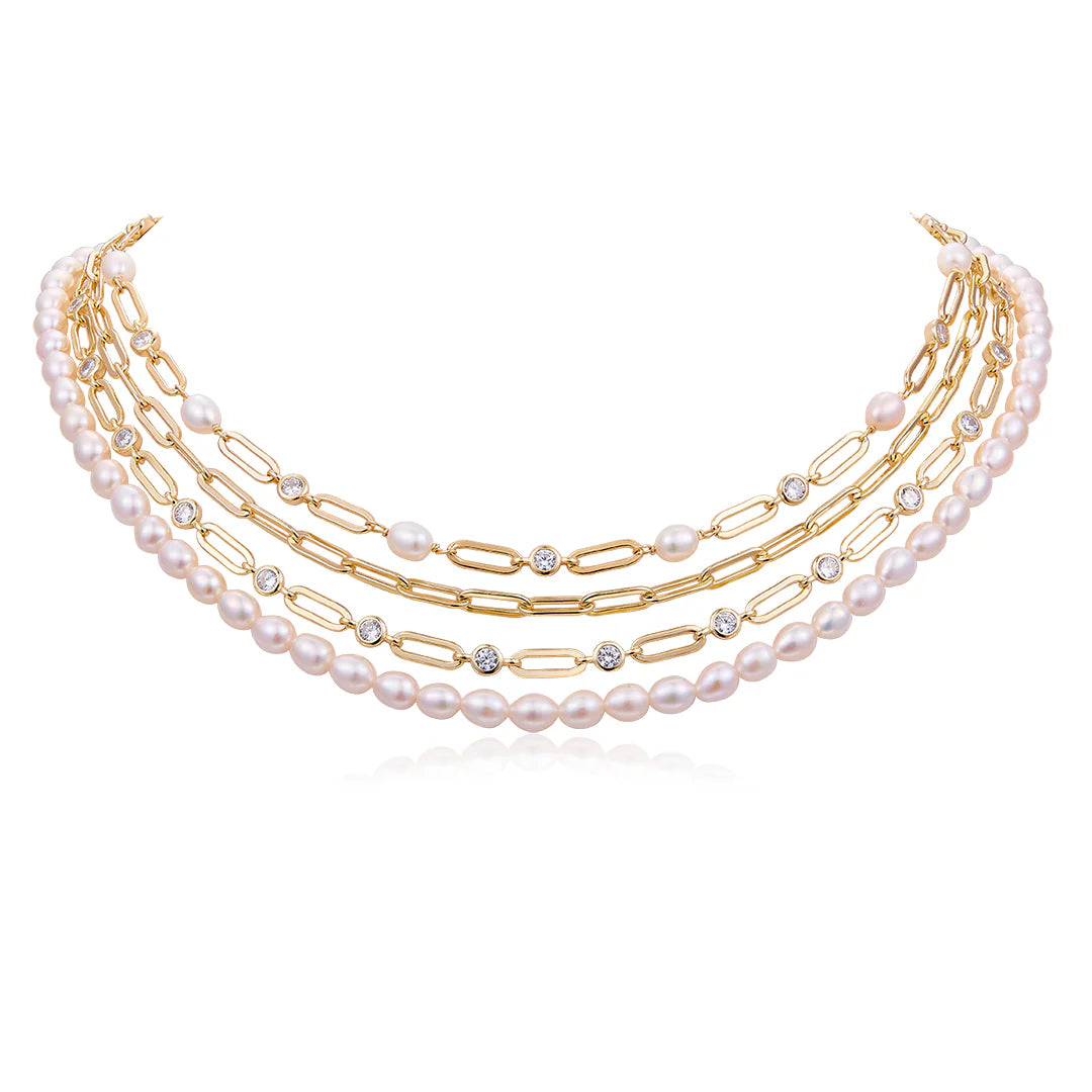 Vera Design - "Diamonds & Pearls" festi, gyllt
