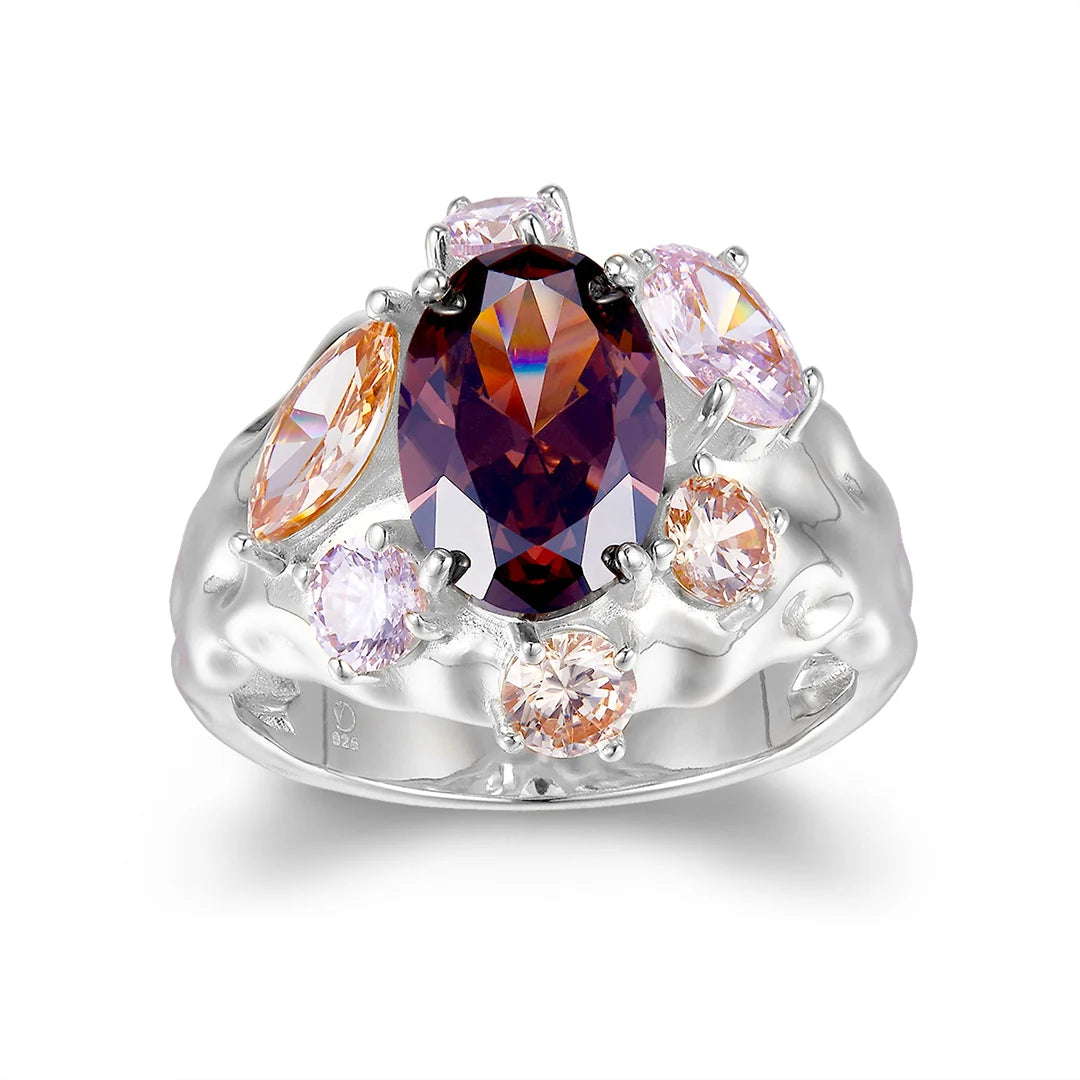 Vera Design - Crystal Drottning Hringur Silfur