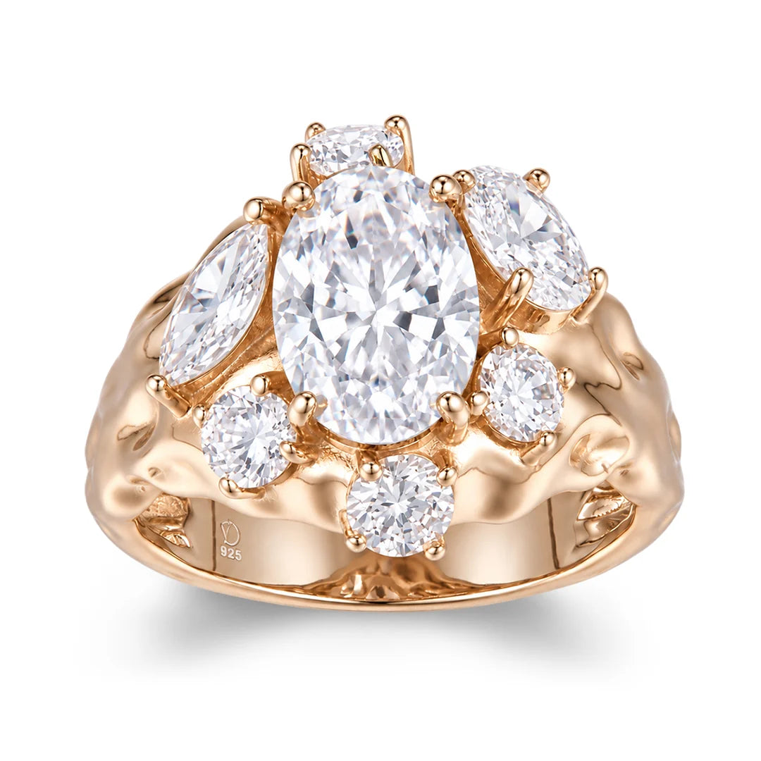Vera Design - Crystal Drottning Hringur Gylltur