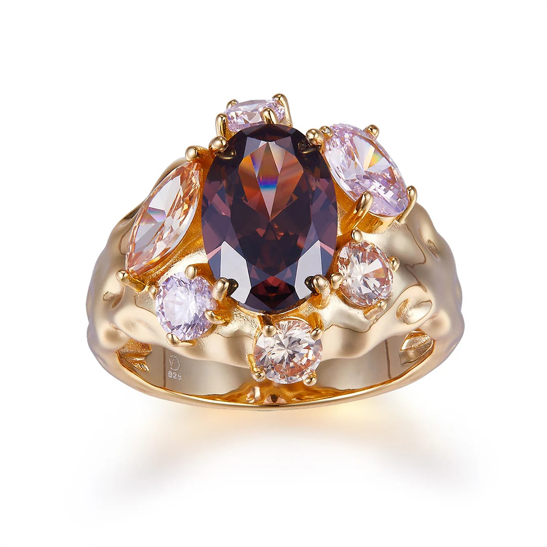 Vera Design - Crystal Drottning Hringur Gylltur
