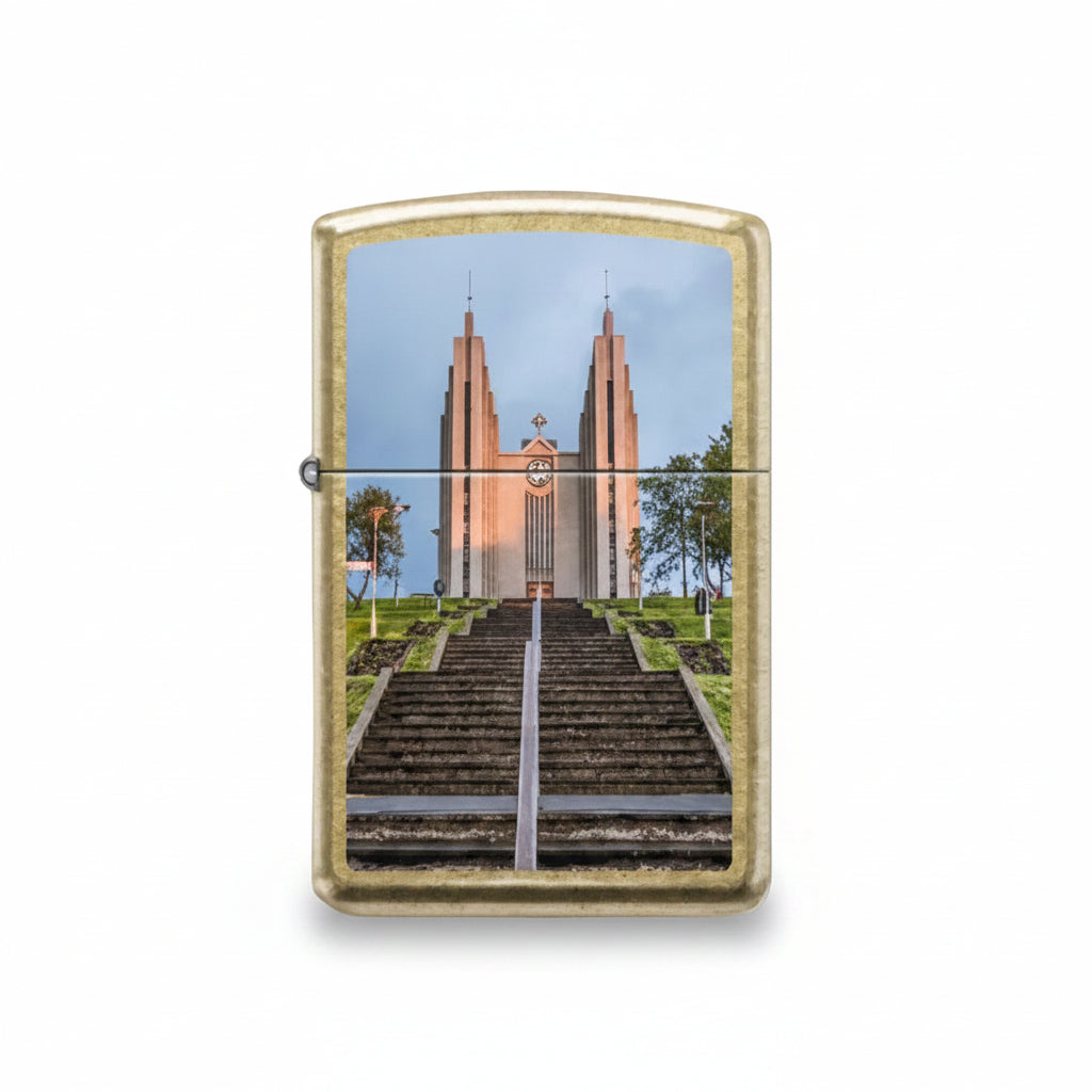 ZIPPO - Icelandic Church Design (Akureyrarkirkja)