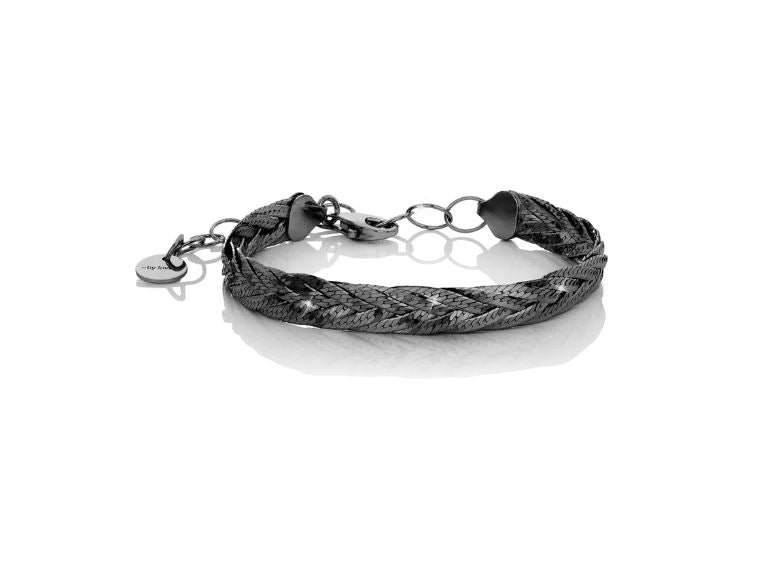 By L - Fiskiflétta Armband Breitt - Svart