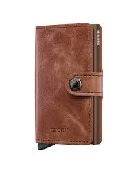 SECRID Miniwallet Vintage Cognac-brown
