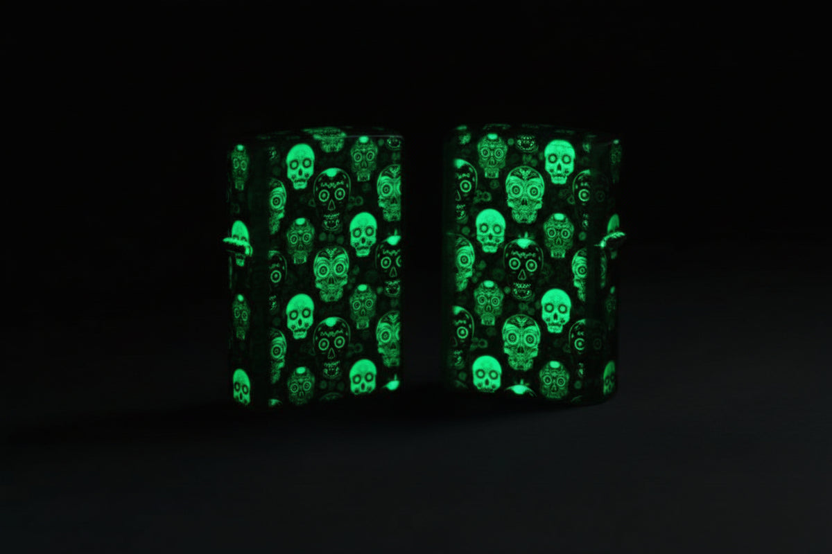 ZIPPO - Sugar Skulls Design (Glow in the Dark)