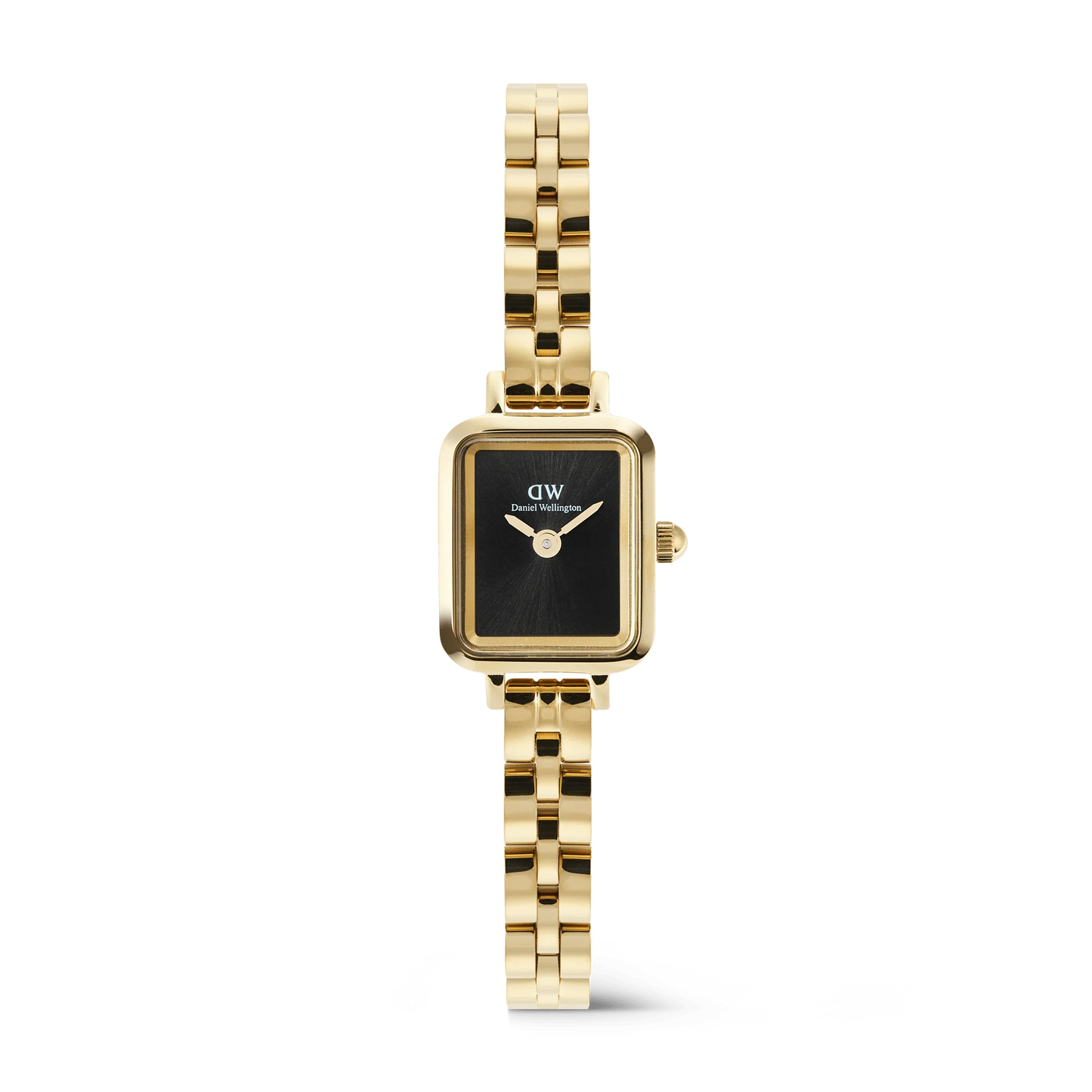 Daniel Wellington - Quadro Mini Arch 3-link Onyx Sunray Gold