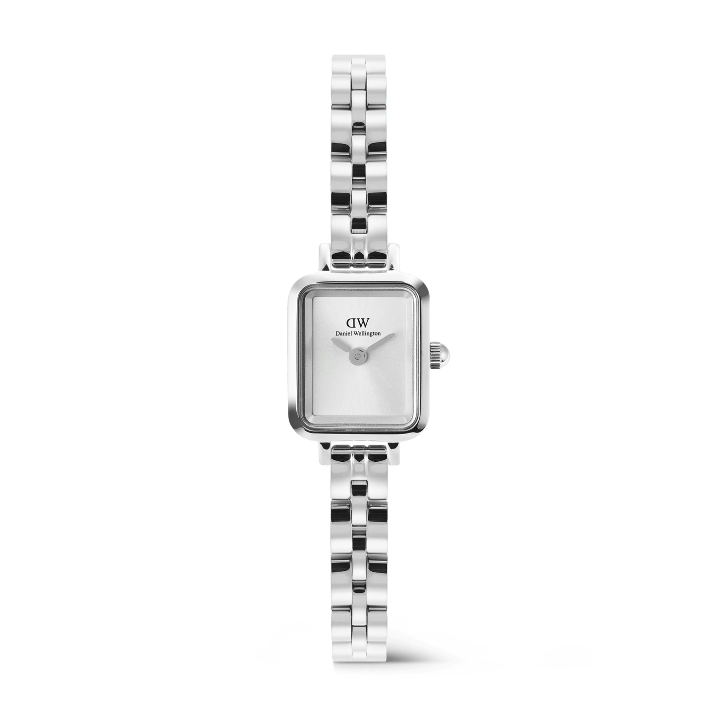 Daniel Wellington - Quadro Mini Arch 3-link White Sunray Silver