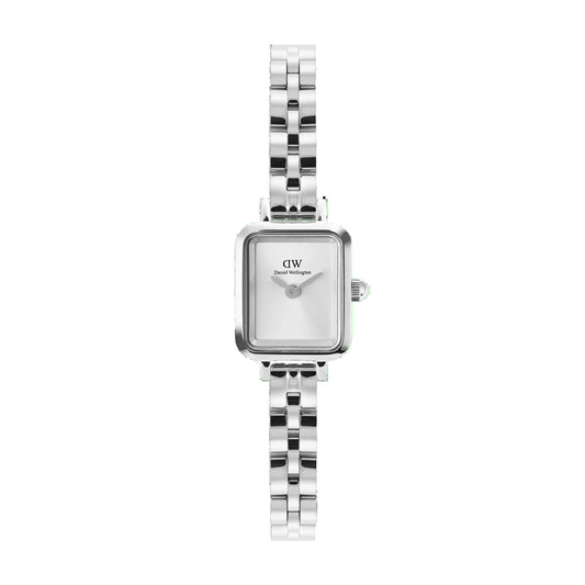 Daniel Wellington - Quadro Mini Arch 3-link White Sunray Silver