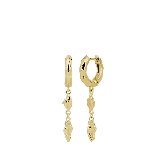By L - ÖrkÖrk Lokkar 15mm Hoops m. 2x Örkum - Gylltir