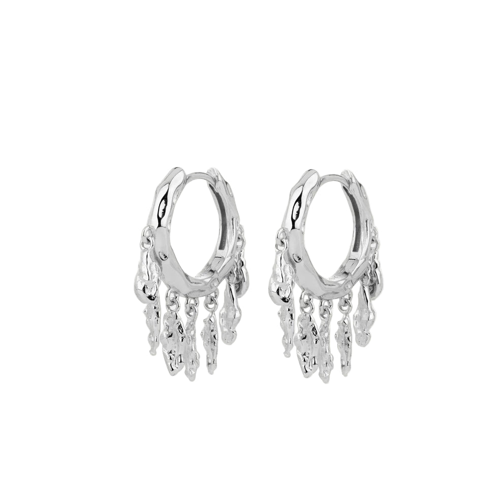 By L - ÖrkÖrk Lokkar 20mm Hoops m. 7x Örkum - Silfur