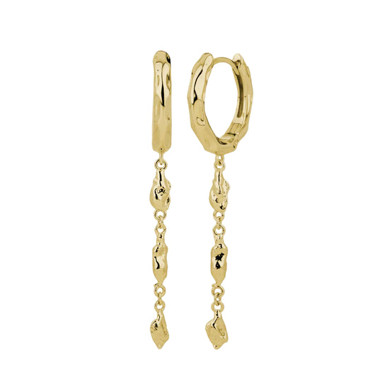 By L - ÖrkÖrk Lokkar 20mm Hoops m. 3x Örkum - Gylltir
