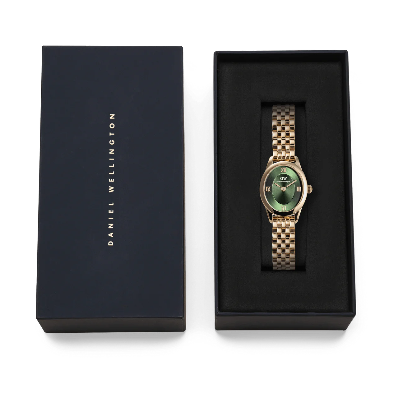 Daniel Wellington - Ophelia Mini Gold með grænni skífu