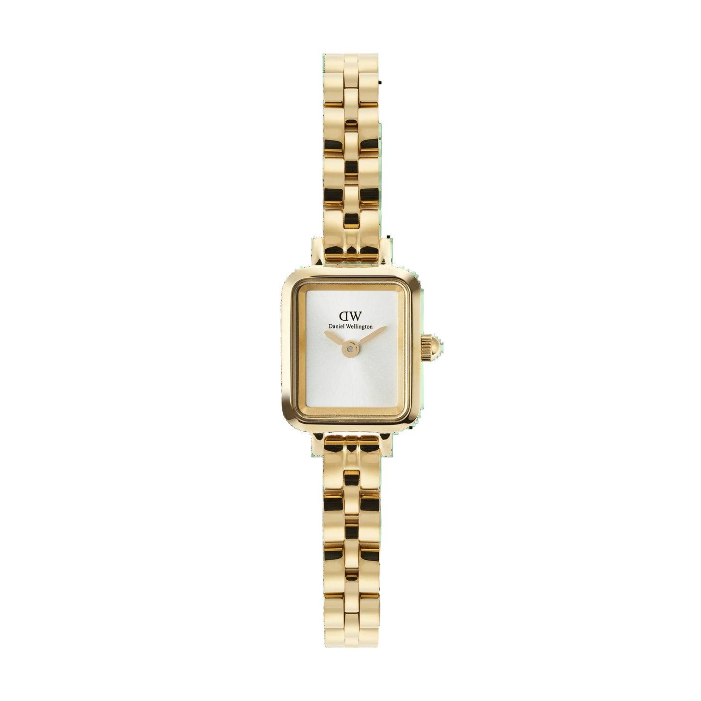 Daniel Wellington - Quadro Mini Arch 3-link White Sunray Gold