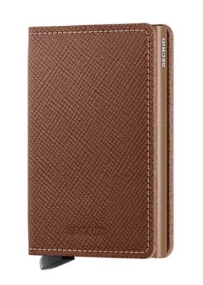 SECRID Slimwallet Saffiano Caramel