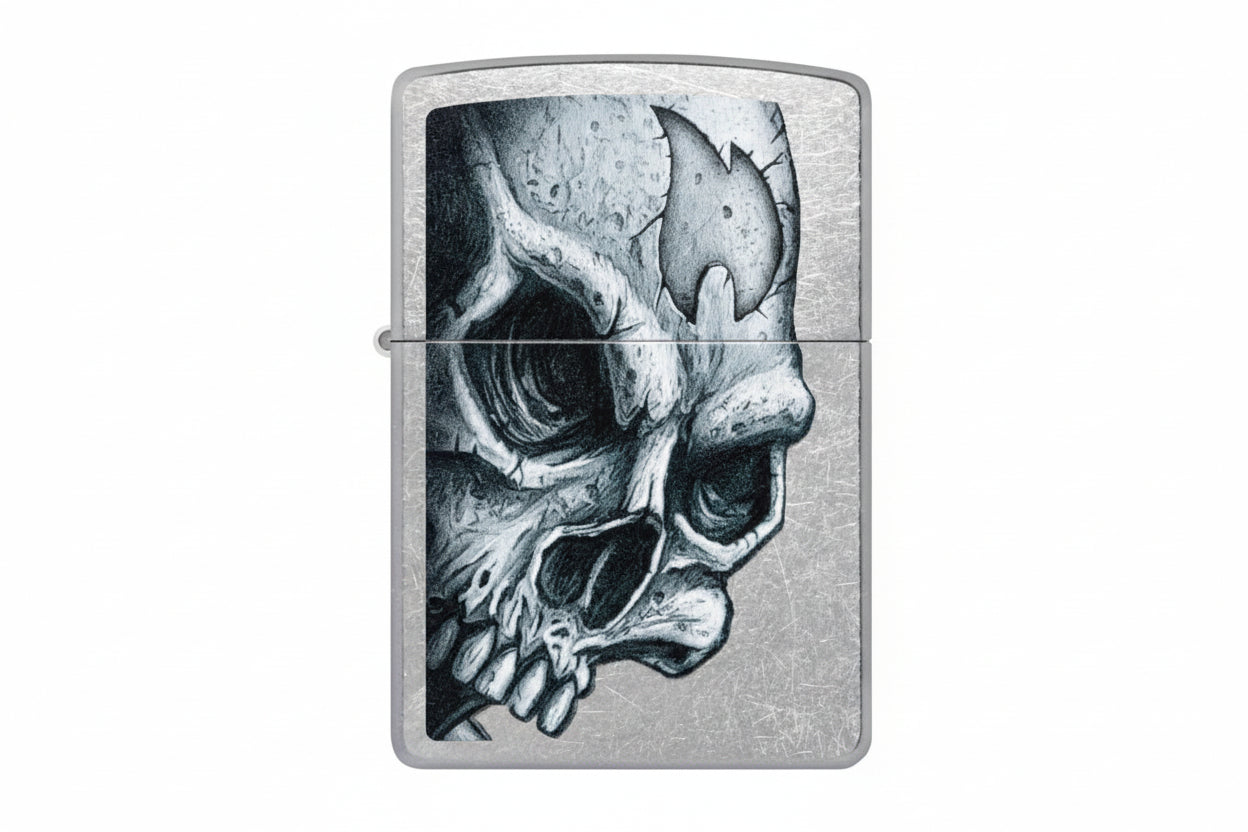 ZIPPO - Skull and Flame