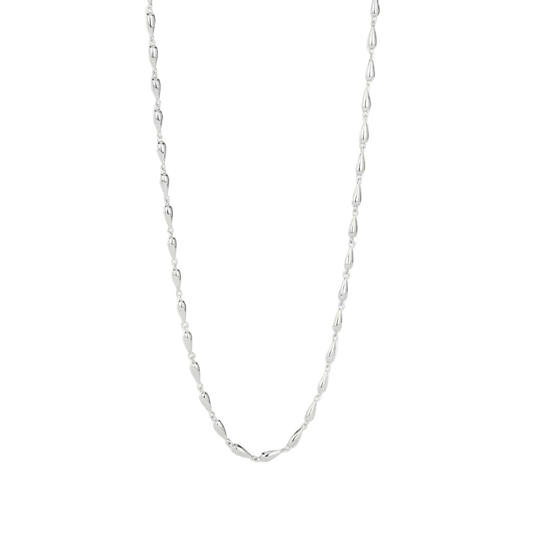 By L - Stilla Hálsfesti dropi við dropa Silfur