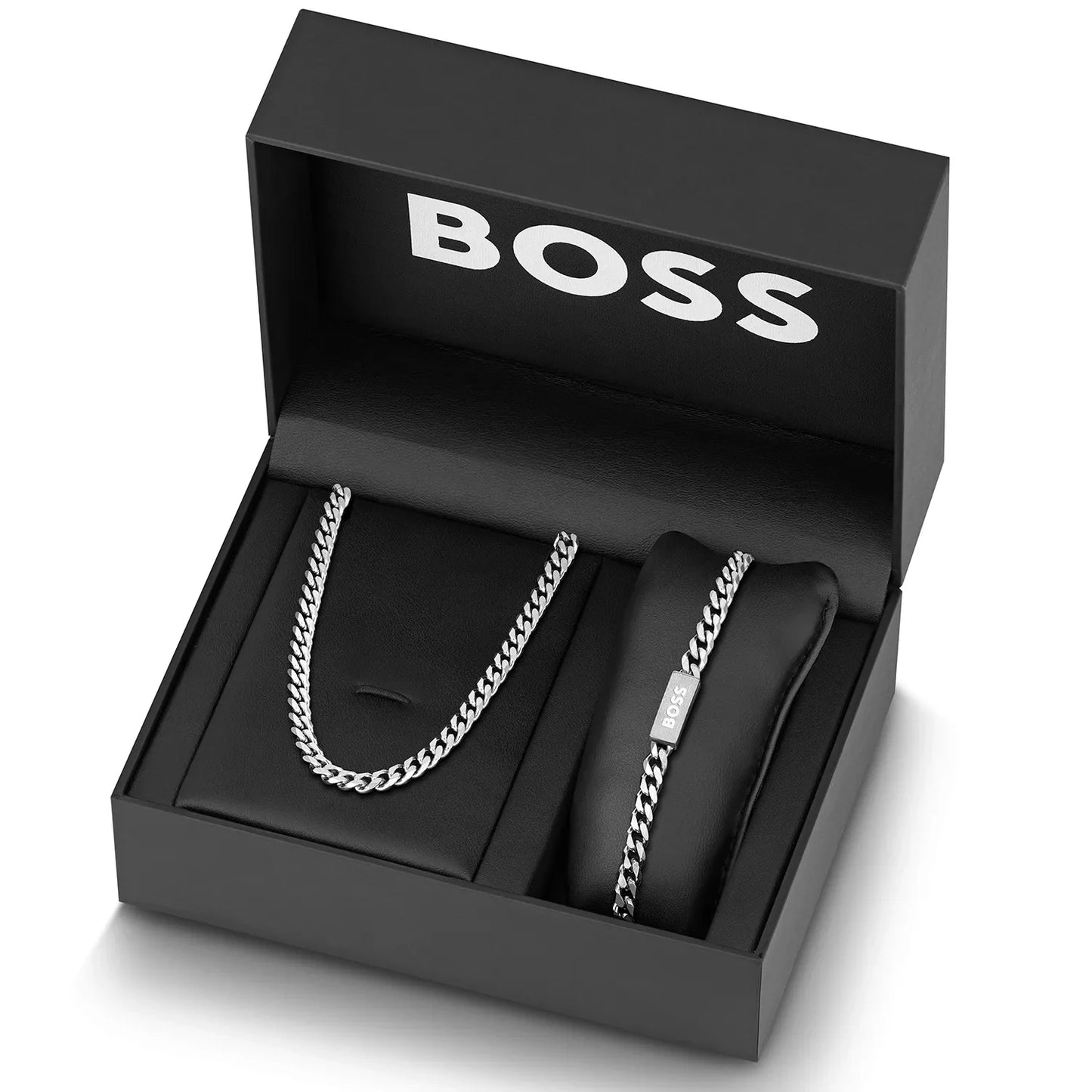 Boss - Hálskeðja & Armband - Gjafasett