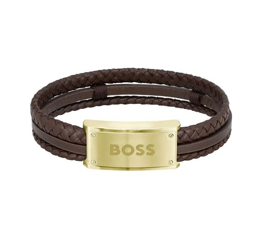 Boss - Leðurarmband