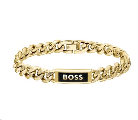 Boss gyllt stál armband