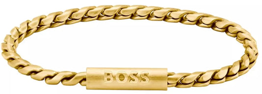 Boss gyllt stál armband