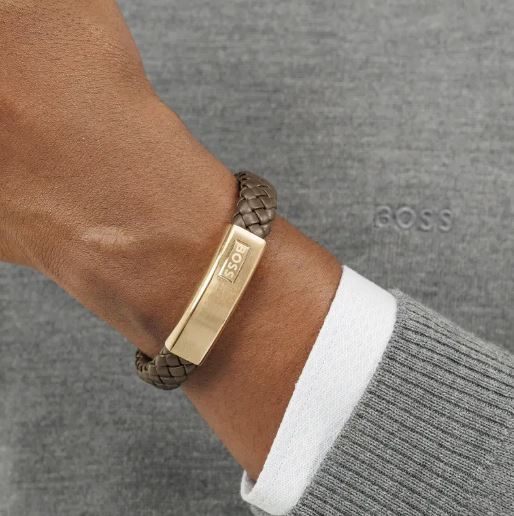 Boss - Leðurarmband