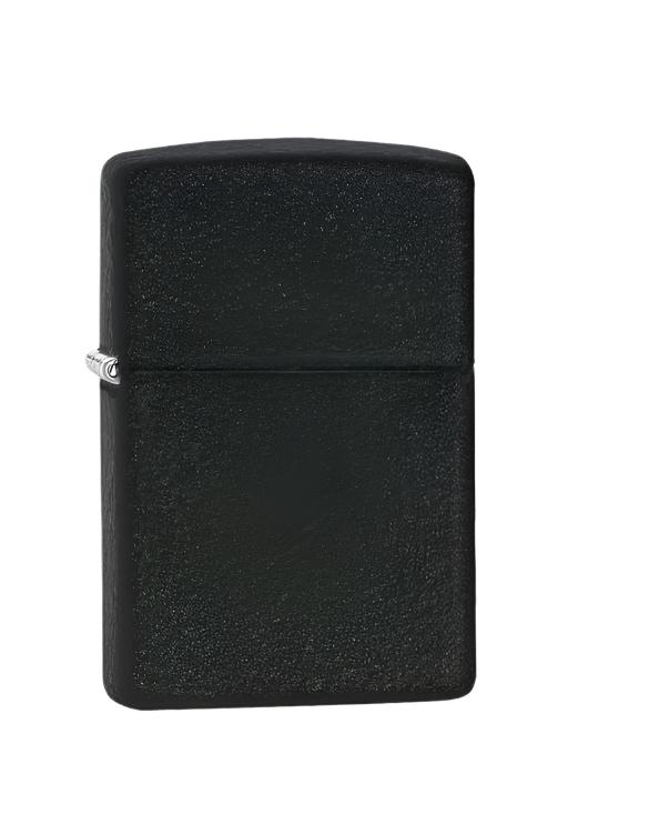 ZIPPO- Black Crackle