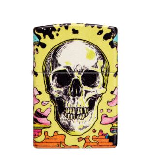 ZIPPO- Skull Glow In The Dark