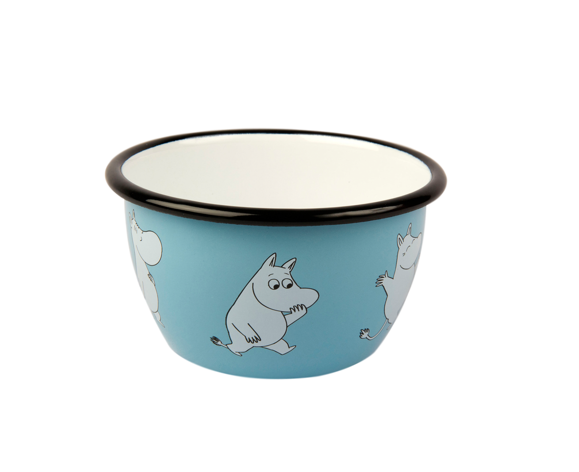 Muurla - Skál Retro Moomin Light Blue  - 6dl